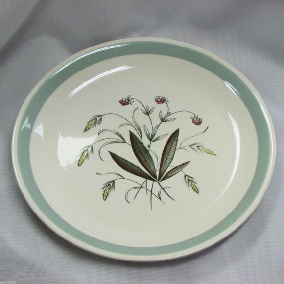 Vintage Alfred Meakin Hedgerow Dinner Plate Plants Grasses Flowers Cottagecore - Picture 1 of 5